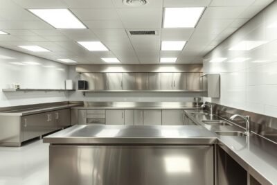 7 Vantagens das bancadas em aço inox para hospitais que buscam eficiência e higiene